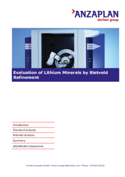 Evaluation of Lithium Minerals by Rietveld Refinement