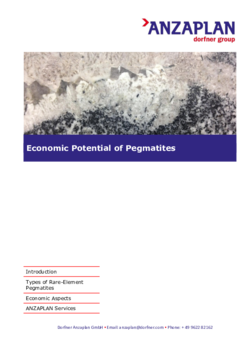 Economic Potential of Pegmatites